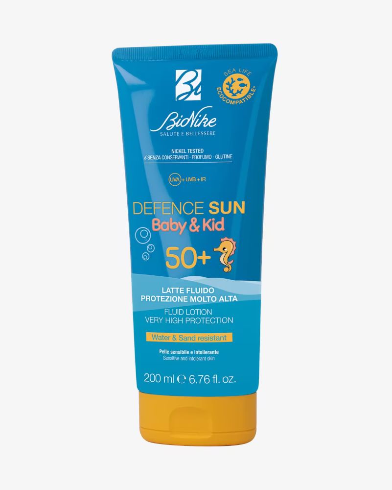 Bionike Solare Bio Nike Defence Sun 50+ Baby&Kid Fluido - Immagine 2
